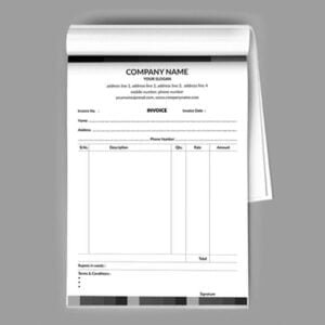 Black and White Bill Books