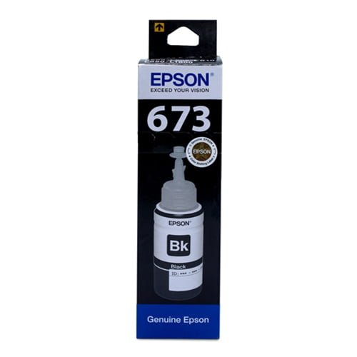 Epson Black 70ml Ink Bottle (T6731/673) - Achieve deep, rich blacks for outstanding print quality.