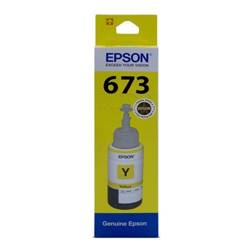 Epson Yellow 70ml Ink Bottle (T6734/673) - Infuse your prints with vibrant and captivating yellow tones.