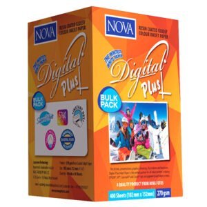 Nova Digital Plus 4x6 - 400 sheets: High-quality printing paper.
