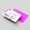 Sleek rounded corner business cards for a professional and modern impression in networking and branding.