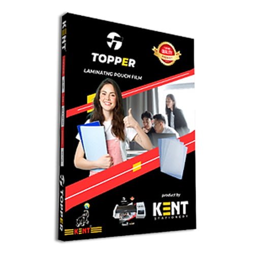 High-quality Topper 80-Micron A4 Laminating Pouches, 100 sheets pack, ideal for preserving and protecting important documents. Get durable laminating results for your papers with this value pack.