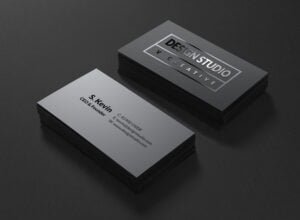 High-quality Spot UV business cards for professional branding.