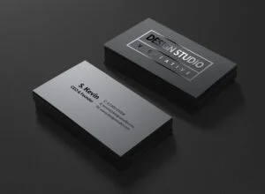 High-quality Spot UV business cards for professional branding.