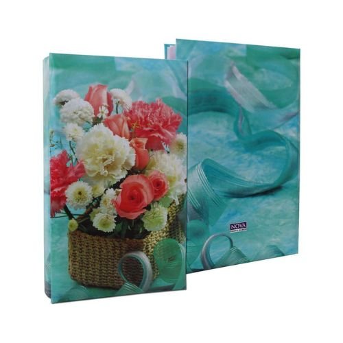 Nova Photo Album: Securely stores 4x6 inch photos with stylish design, protecting your memories in durable slip-in pockets.