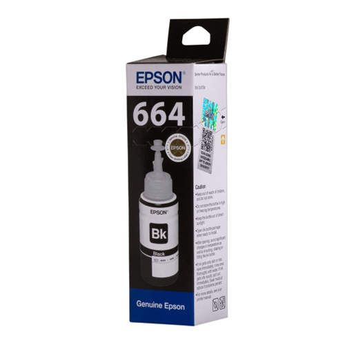 black-70-ml-ink-bottle-t6641-664 EPSON Black 70 ml Ink Bottle T6641 for Sharp Prints