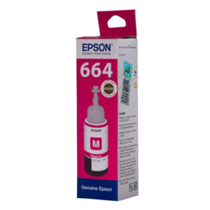 magenta-70-ml-ink-bottle-t6641-664 Epson T6643 Magenta Ink Bottle: 70ml for Vivid Colors.