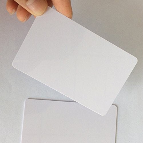 PVC_Cards Long-lasting white PVC cards for personal or professional use.