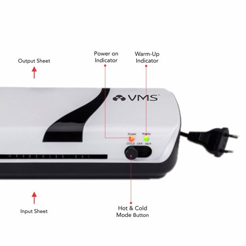 Compact design with fast warm-up time and anti-jam technology.