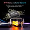 NTC technology ensures precise heating.