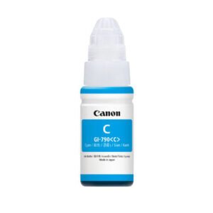 Cyan Canon GI-790 ink produces clear and vibrant blues.