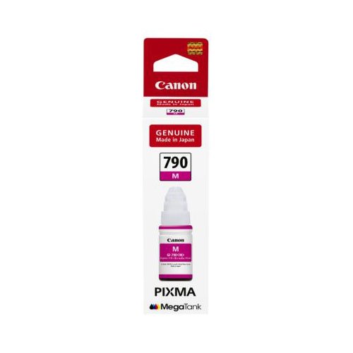 Canon original GI-790 Magenta bottle for flawless print quality.