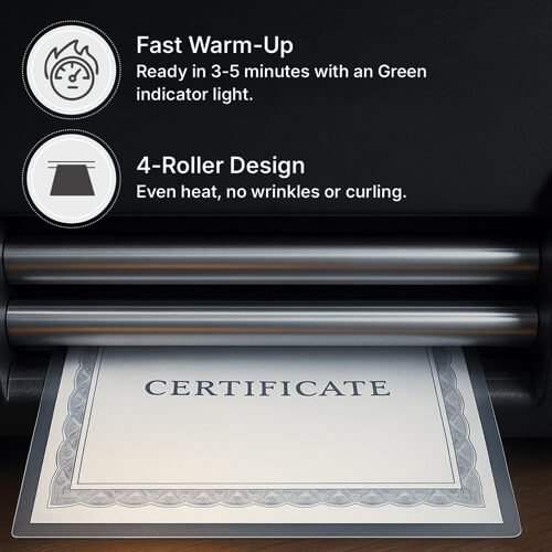 VMS Professional LM Super Heavy Duty Lamination / Laminating Machine Hot & Cold A3 Laminator