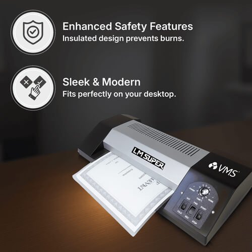 VMS Professional LM Super Heavy Duty Lamination / Laminating Machine Hot & Cold A3 Laminator