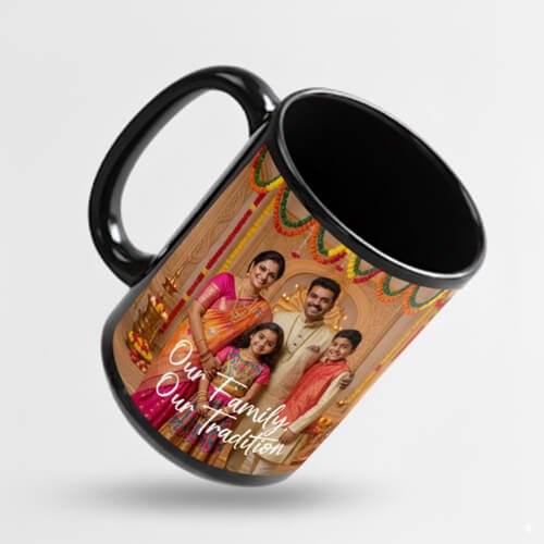 Custom Mugs Black