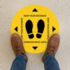 Floor Decals - Social Distancing