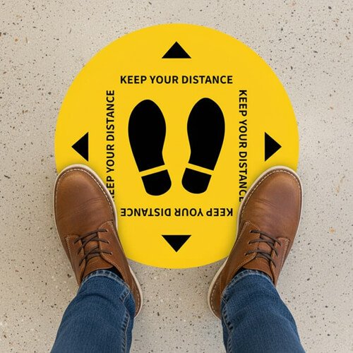 Floor Decals - Social Distancing