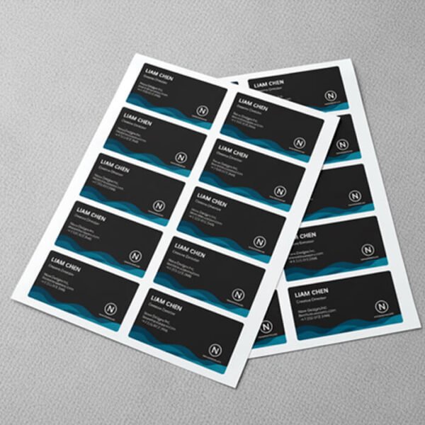 Visiting Card Stickers