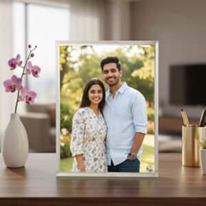Personalized Glass Desktop Photo Frames - Rectangle