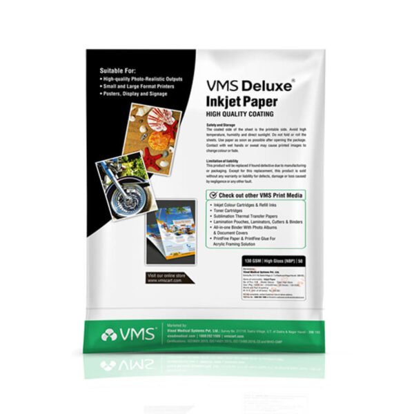 VMS Deluxe Photo Paper A4 - 130 GSM (50 Sheets)