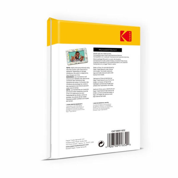 Kodak-snapshot-180GSM-4R-2 Kodak Snapshot Gloss Photo Paper 4 x 6 - 180 GSM (100 Sheets)