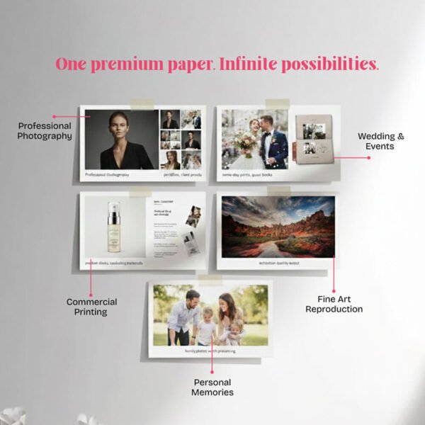 Mira~foto Premium Microporous RC Photo Paper 4 x 6 - 240 GSM (100 Sheets)