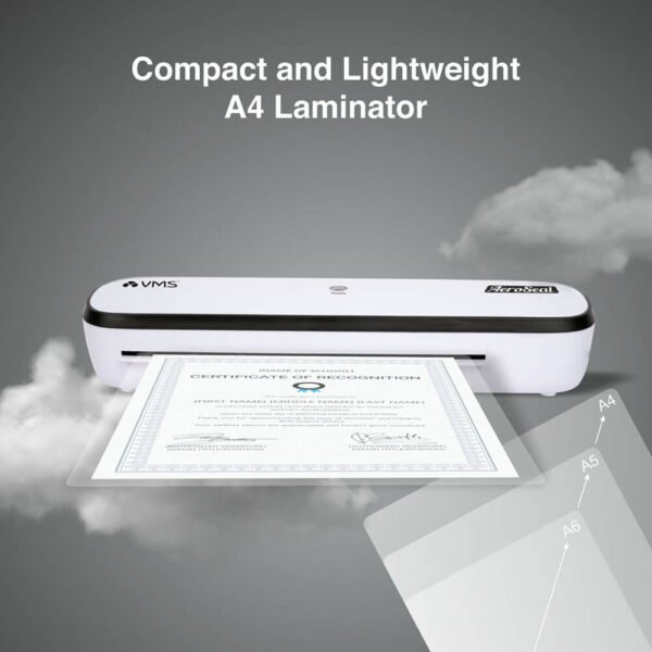 VMS LM AeroSeal Lamination Machine Hot & Cold A4 Laminator
