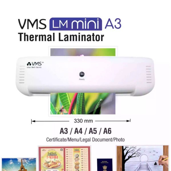VMS LM Mini A3 Thermal Lamination / Laminating Machine A3 Laminator