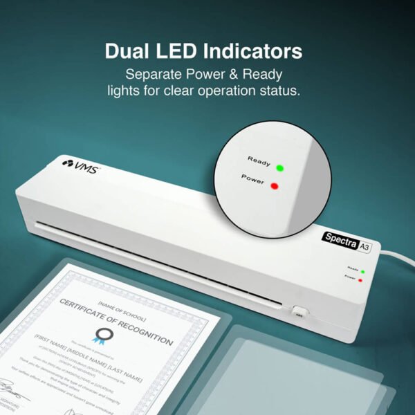 VMS LM Spectra Lamination Machine Hot A3 Laminator
