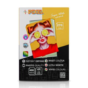WELBORN Pixel Photo Paper 4 x 6 - 270 GSM (400 Sheets)