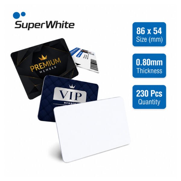 Premium Inkjet PVC Cards - 230 Cards