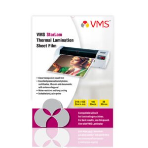 VMS Starlam 80Micron A3 310mm x 450mm Laminating Pouch - 100 Sheets