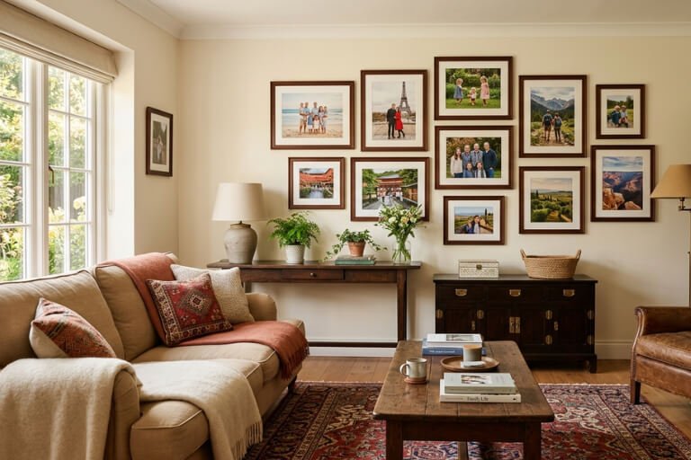 Brown Frames for Warm and Classic Interiors