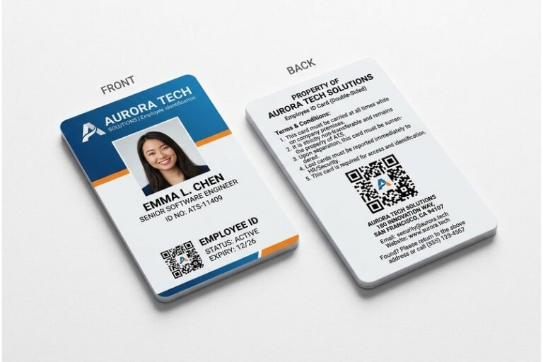 Double Sided PVC Cards