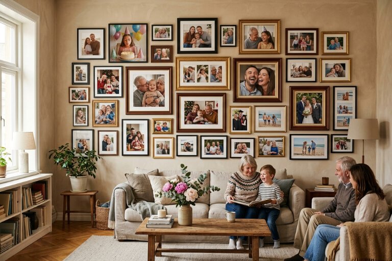 Framed Family Photos for Your Home
