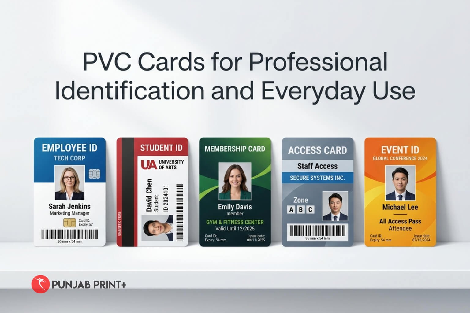 PVC Cards for Professional Identification and Everyday Use