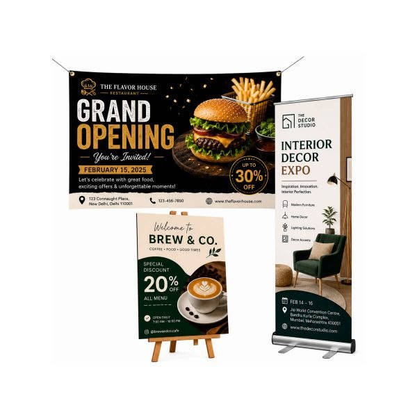 Posters, Signs & Marketing Materials